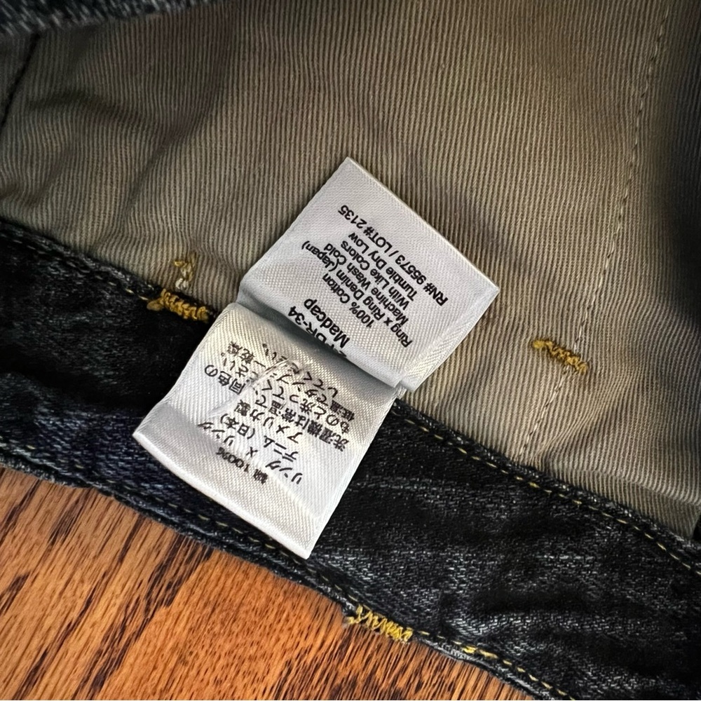 PAPER DENIM & CLOTH • Indigo Low Rise Denim Jeans - Picture 7 of 10